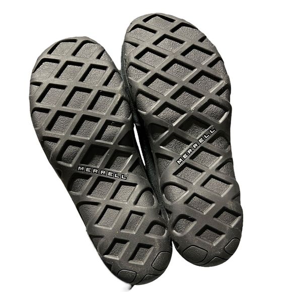 Merrell KIDS 4.5 Black Suede Jungle Moc, Nubuck Leather, J95631 EU 35.5 Slip On - Picture 8 of 9